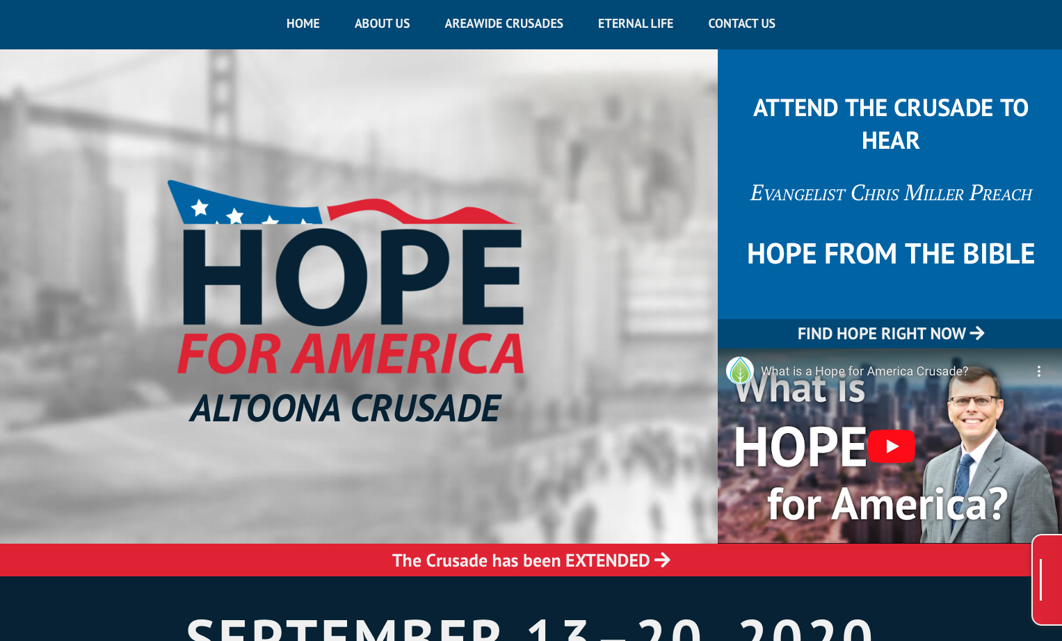 Hope For America Crusade